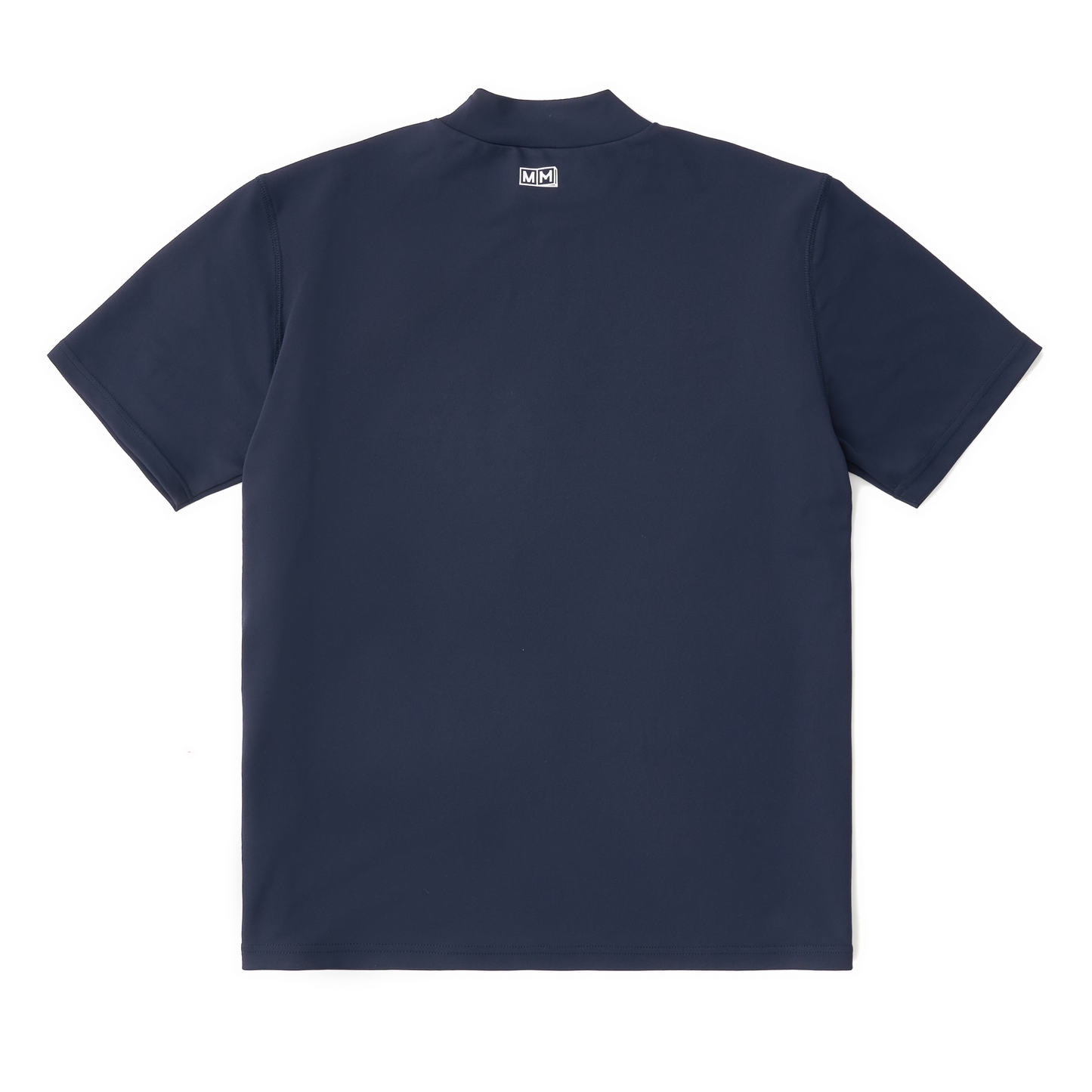 Short sleeve Line Mock neck
