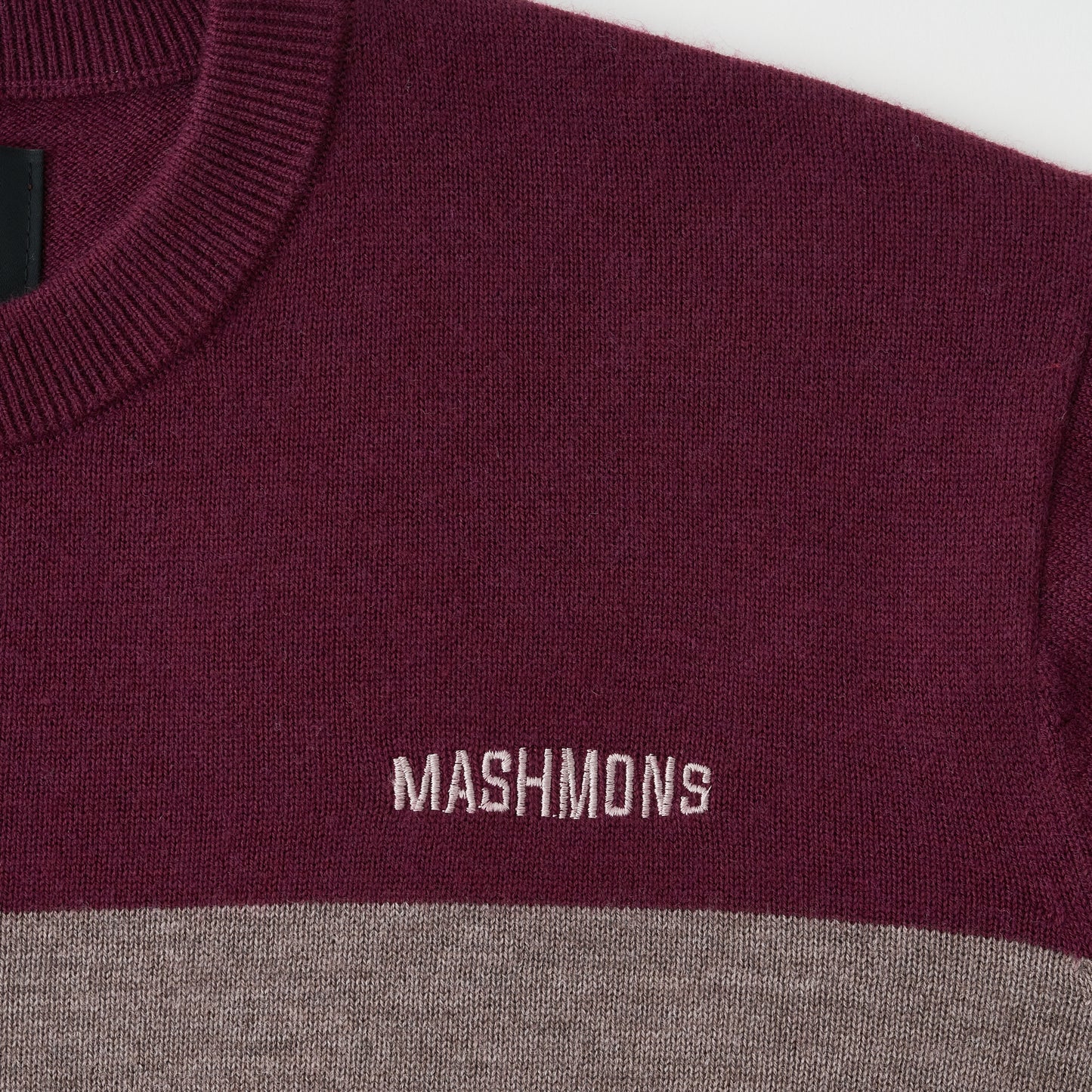Bicolor border Pullover