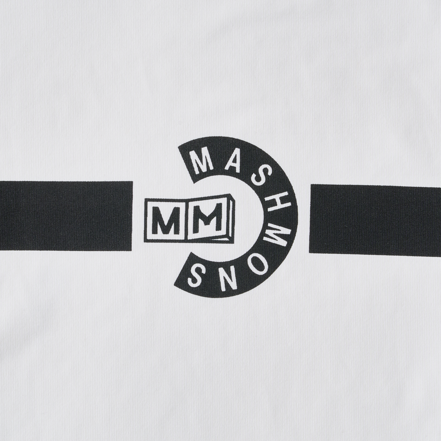 Short sleeve Line Mock neck