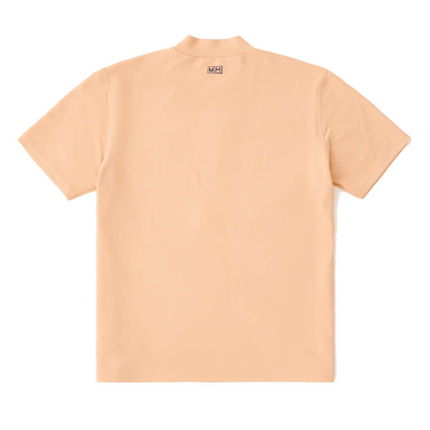 Short sleeve Line Mock neck