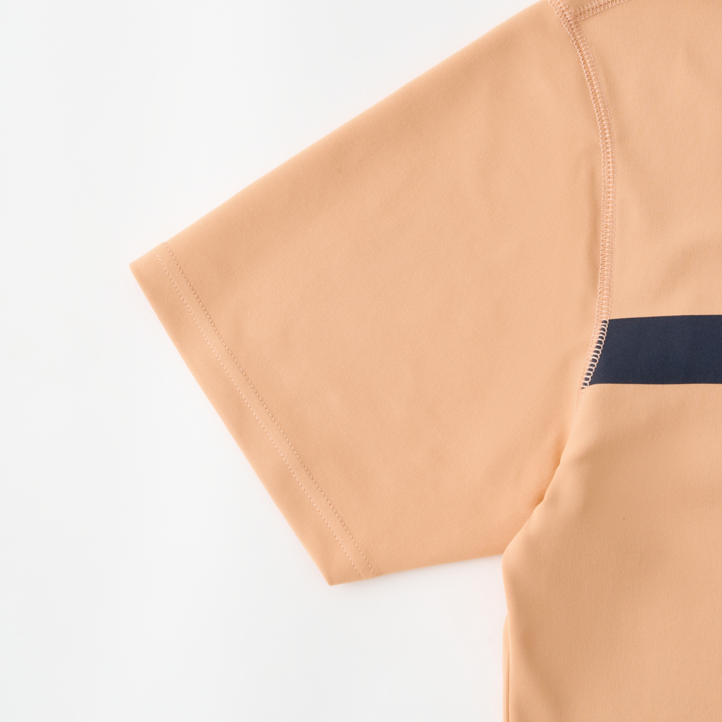 Short sleeve Line Mock neck