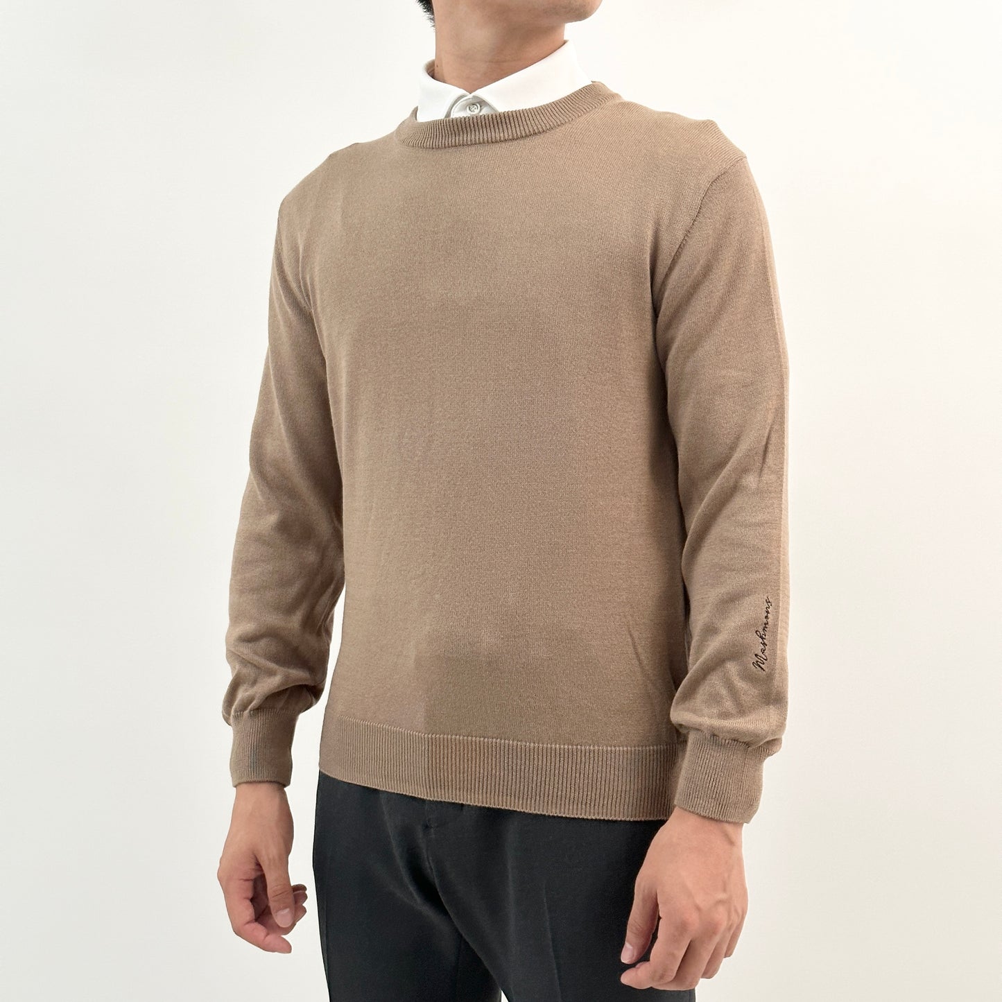 Silk blend Crew neck Pullover