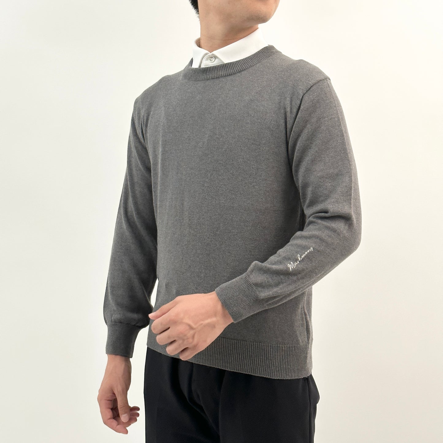 Silk blend Crew neck Pullover