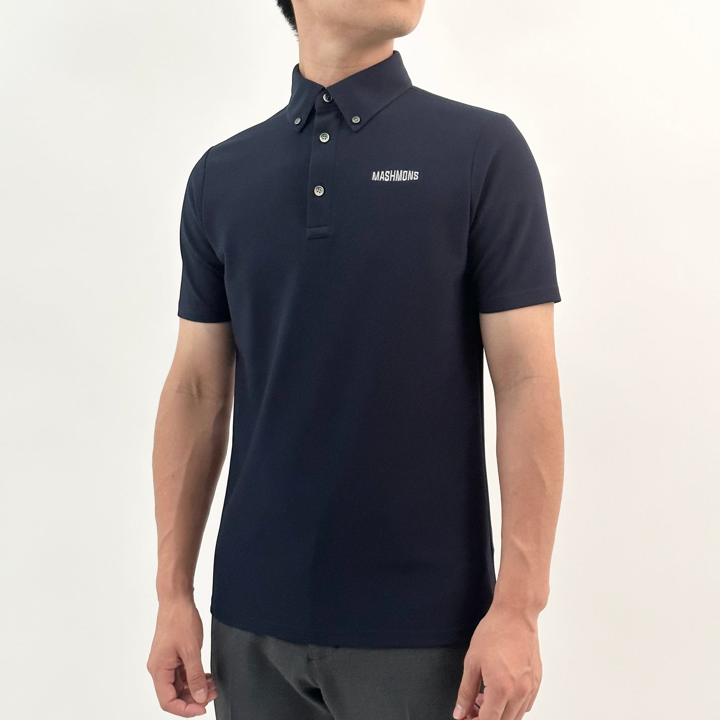 Pique knitting Button down
