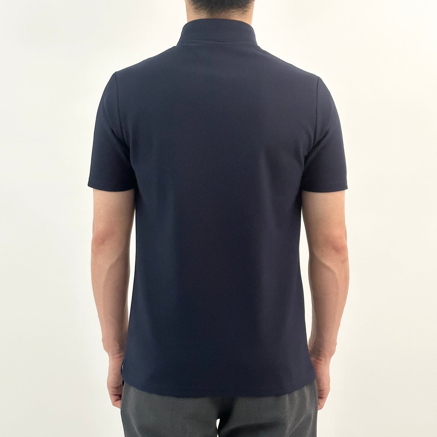 Pique knitting Button down