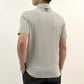 Open front Bicolor Polo shirt