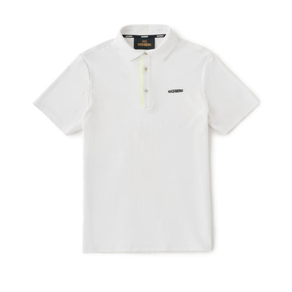 Open front Bicolor Polo shirt